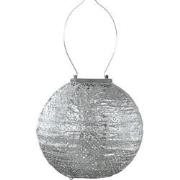 LUMIZ Solar tuinverlichting Topaze Rond - 20 cm - Zilver