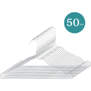 Nordix Kledinghangers - set 50 stuks - Metaal - Draadhanger - Kleerhan...
