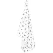 Clayre & Eef Theedoek  50x70 cm Grijs Wit Katoen Katten Keukenhanddoek