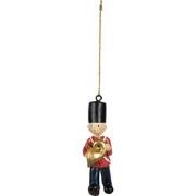 Clayre & Eef Kersthanger Soldaat 8 cm Rood Polyresin Kerstboomversieri...