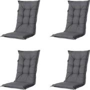 Madison -  Tuinstoelkussen Hoge Rug Manchester grey - Ca. 123x50 cm - ...