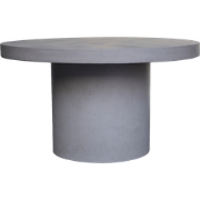 Aiden betonnen tuin salontafel grijs - Ø 78 cm