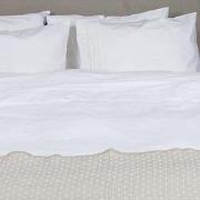 Town & Country Maryville Dekbedovertrek met Broderie Wit-Lits-jumeaux ...