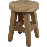 HSM Collection-Ronde Kruk-ø36x48-Naturel-Munggur