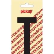 Plakletter Nobel Sticker zwarte letter T