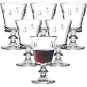 La Rochère bee - wijnglas abeille - 24 cl - set van 6 - H 14 cm