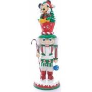 Holly Wood Mickey Nutcracker 14 inch