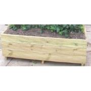 Kant & klaar haag met bak groot Hedera helix Woerner 180 cm