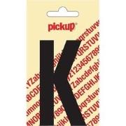 Plakletter Nobel Sticker zwarte letter K