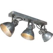 Mexlite - spot - Gearmetal - nikkel - metaal - opbouwspot - E27 - 3674...