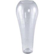 PTMD Vaas Serren - 25x25x59 cm - Glas - Transparant