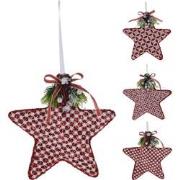 Xmas Star Foam 15 cm 3Ass Red