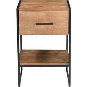 Livingfurn - Salontafel - Elin 40cm - Bruin, Zwart