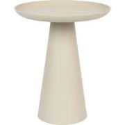 Housecraft Living Ringar Bijzettafel Rond Metaal 34,5x34,5 cm (M) Wit