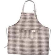 Clayre & Eef Keukenschort 65x70 cm Bruin Polyester Ruiten