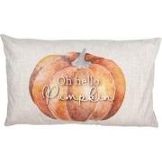 Clayre & Eef Kussenhoes 30x50 cm Beige Polyester Pompoen Sierkussenhoe...
