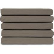 Ten Cate Katoensatijnen Hoeslaken - 180x220 - Taupe