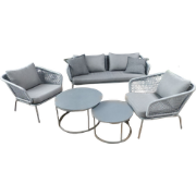 Eagle loungeset antraciet incl. antraciet kussens