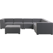 Beliani AREZZO - Loungeset-Grijs-Polyester