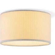 Corduroy Plafondlamp - Cilinder - Wit - Scandinavische stijl - ø30 x 1...