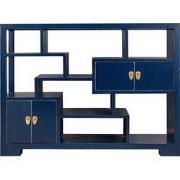 Fine Asianliving Chinese Boekenkast Open Kast Midnight Blauw -