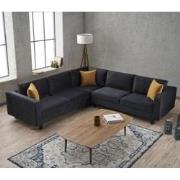 Hoekbank Kale Velvet Antraciet