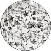 set 6 stuks Porseleinen Ontbijtborden/Dessertborden Ginko 20 cm