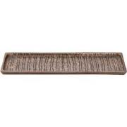 PTMD Schaal Grail - 46x15x1 cm - Aluminium - Goud