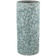 PTMD Bloempot Darrel - 24x24x55 cm - Cement - Blauw