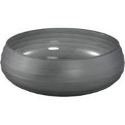 PTMD Vaas Nadah - 30x30x10 cm - Glas - Grijs