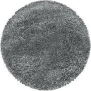 Tapijtenloods Pearl Soft Rond Hoogpolig Vloerkleed Lichtgrijs- 200 CM ...