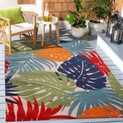 Floral Outdoor - Buitenkleed Tuin - Weerbestendig Vloerkleed - Multi- ...