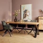 Starfurn Eettafel Denver | 200 cm | Rechthoek | X-poot
