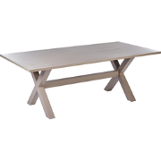 Beliani CASCAIS - Tuintafel-Beige-Aluminium