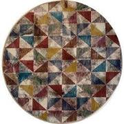 Tapijtenloods Picasso Sahra Vintage Rond Vloerkleed Multi Laagpolig- 1...
