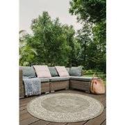 Brussels Vintage Buitenkleed – Rond - Indoor & Outdoor Vloerkleed – Tu...
