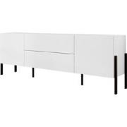 Meubella TV-Meubel Jordy - Wit - 204 cm - Met lades