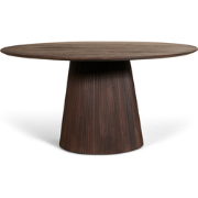 Mokka Ronde Eettafel Donkerbruin - Ø120cm