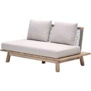 Garden Impressions San Namut loungebank 2-zits - grey sand