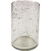 Clayre & Eef Vaas  Ø 10x15 cm Glas Glazen Vaas