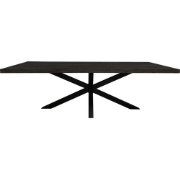 Starfurn Eettafel Denver Black | 200 cm | Rechthoek
