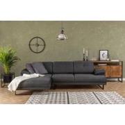 Hoekbank Links Mustang Antraciet 314 cm
