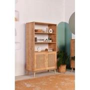 Boekenkast Hazeran Eik Beukenhout 40x90x110 cm