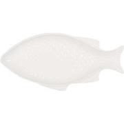 Clayre & Eef Kom Vis 150 ml Wit Keramiek