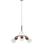 BePureHome Babble Hanglamp 3 Bollen - Glas - Bruin - 60x90x90