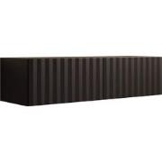 Meubella TV-Meubel Angelina - Zwart - 128 cm