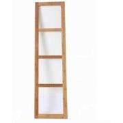 Decopatent® Staande Bamboe handdoeken Ladder Rek - badkamer handdoekho...