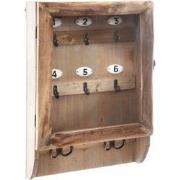 Decopatent® Sleutelkastje voor binnen - Houten Sleutelkastje voor 10 S...
