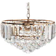 Beliani ACHEIRO L - Hanglamp-Goud-Kristal