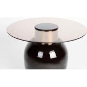 Housecraft Living Mohra Bijzettafel Glas/ Metaal 50x50 cm (S) - Beige/...